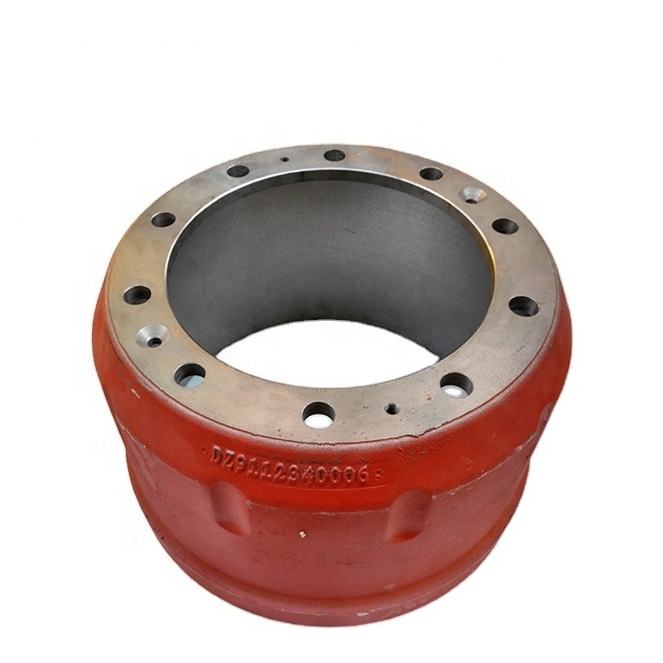 Ilu SHACMAN Ẹhin Brake Drum DZ9112340006 Awọn ẹya ẹnjini Irin Ẹru Ti o wuwo